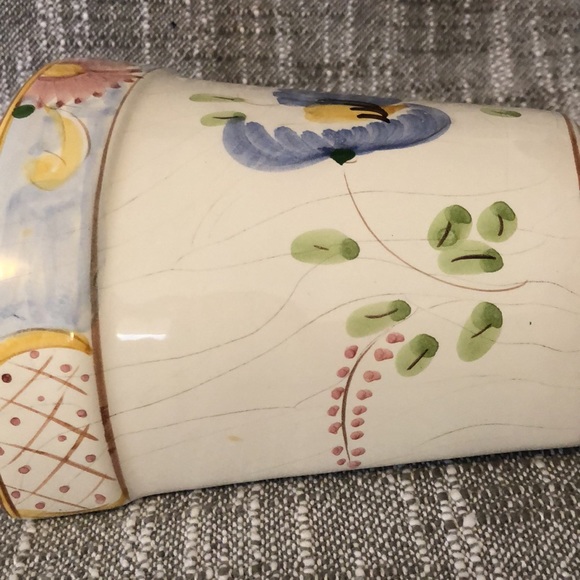 Vintage wall pocket hand painted made in Portugal - Picture 5 of 5